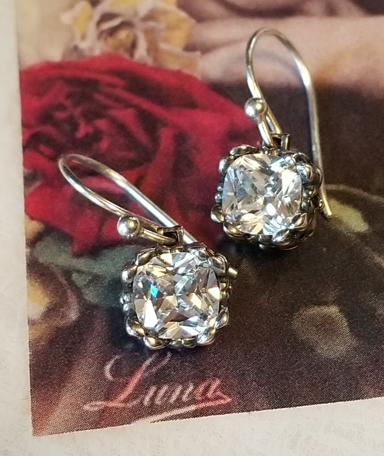 Silpada Sterling Silver & Zirconia Blissful Thinking Earrings