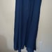 Baltic Born Blue Maxi V Neck Dress Long Ruffle Women’s Size XL
