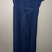 Baltic Born Blue Maxi V Neck Dress Long Ruffle Women’s Size XL