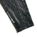 Bebe Black Faux Leather Moto Leggings