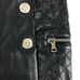 Bebe Black Faux Leather Moto Leggings