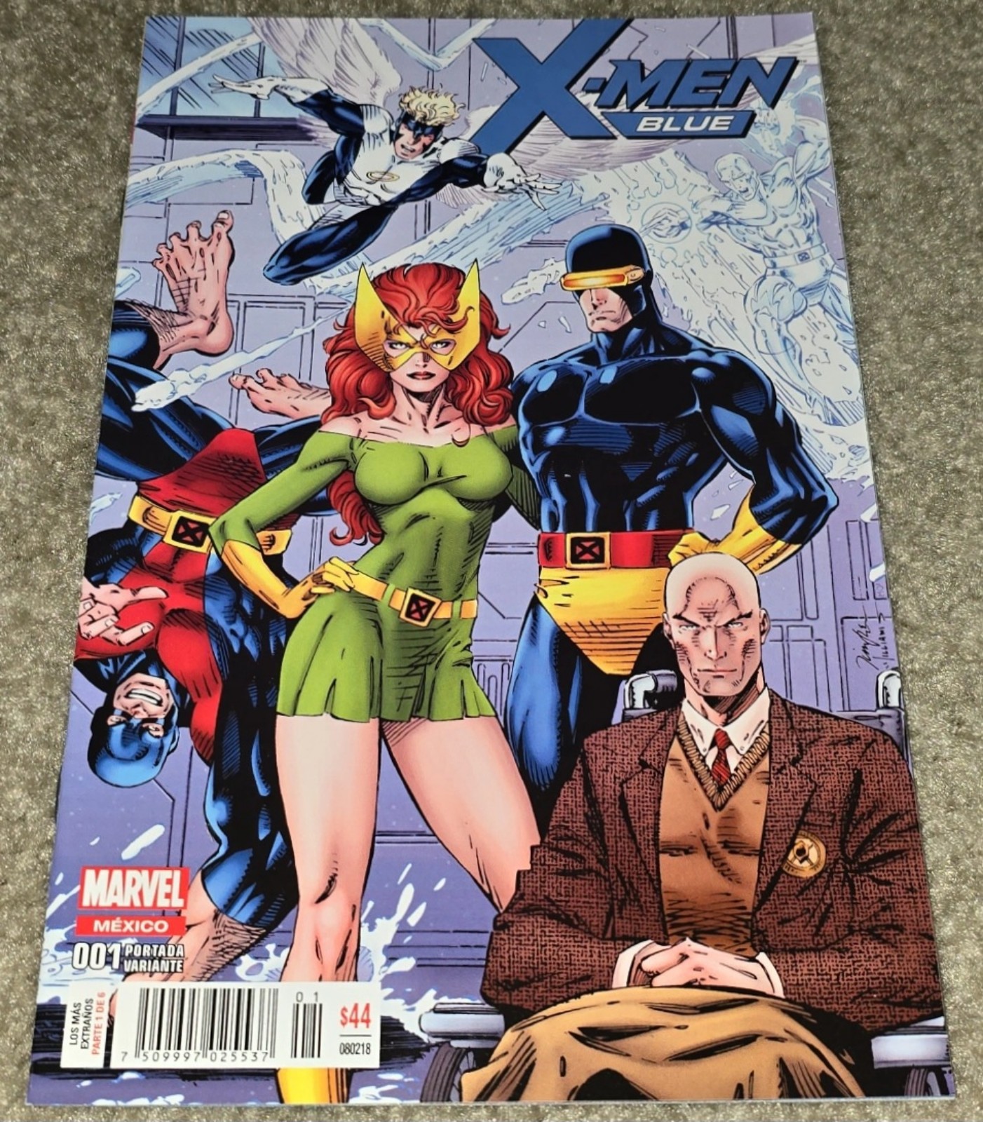 Rare VHTF X-Men Blue 1 NM MX Remastered Jim Lee Foreign Variant 1:1000 Molina