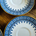 4 Vtg Theodore Haviland New York CAMBRIDGE Blue Tea/Coffee Cups & Saucers Sets