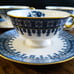 4 Vtg Theodore Haviland New York CAMBRIDGE Blue Tea/Coffee Cups & Saucers Sets