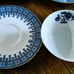 4 Vtg Theodore Haviland New York CAMBRIDGE Blue Tea/Coffee Cups & Saucers Sets