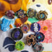 Beyblade Lot Burst Hasbro Zeutron and Random Parts / Beyblade Launcher