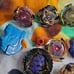 Beyblade Lot Burst Hasbro Zeutron and Random Parts / Beyblade Launcher
