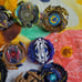 Beyblade Lot Burst Hasbro Zeutron and Random Parts / Beyblade Launcher
