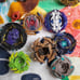Beyblade Lot Burst Hasbro Zeutron and Random Parts / Beyblade Launcher