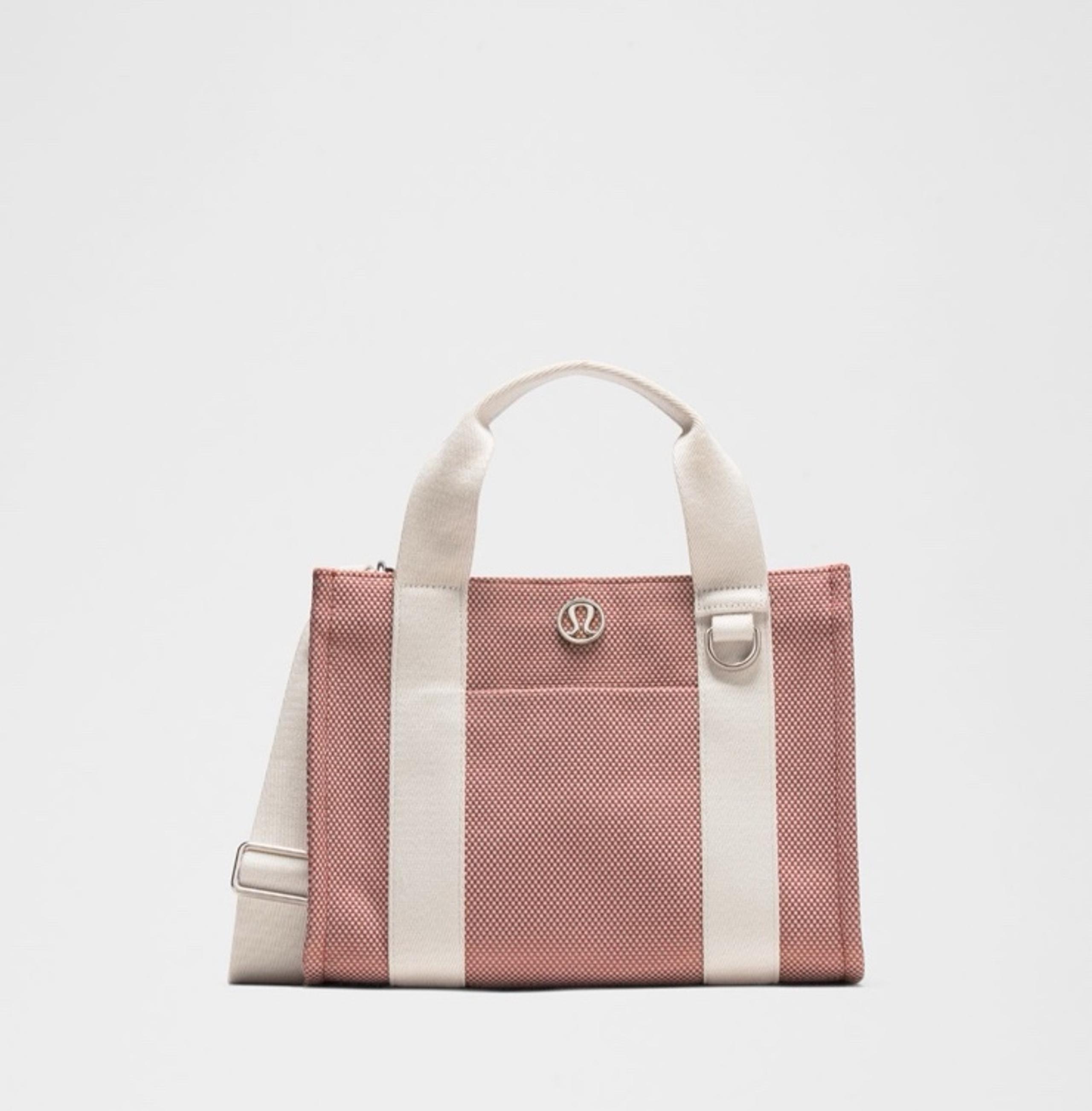 Lululemon Athletica Two-Tone Canvas Mini Tote Bag 4.5L