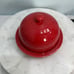 RARE Chantal Red Round Covered Butter Dish