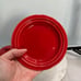 RARE Chantal Red Round Covered Butter Dish