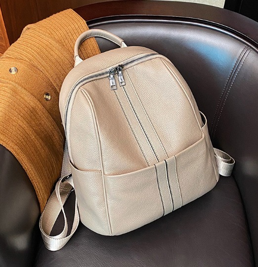 New style backpack women's large-capacity women's leather handbags