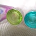6 Crisa Rainbow Color Bottom Shot Glasses 2oz