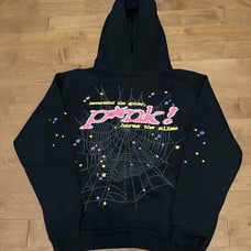 Black spider hoodie. Small