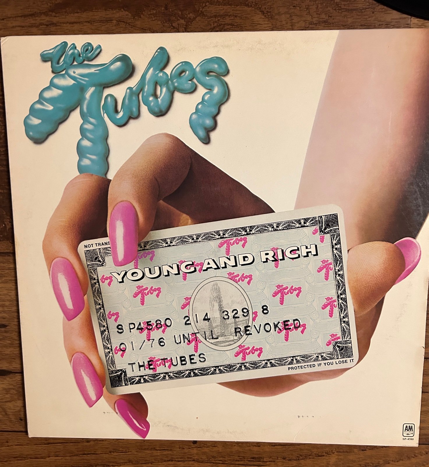 The Tubes~”Young And Rich" Original VINYL LP from 1976 (A&M SP-4580)