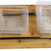 Bamboo Cutting Board With 5 Storage Containers Extensible Vegetable Fruits Meat