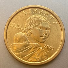 2001 D Sacagawea One Dollar