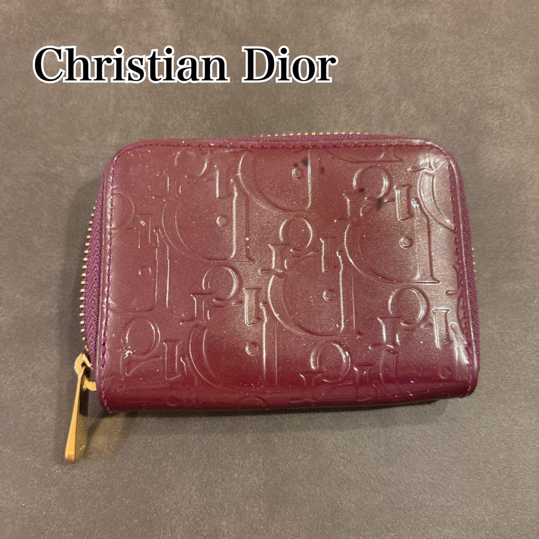 Christian Dior Round Zip Wallet