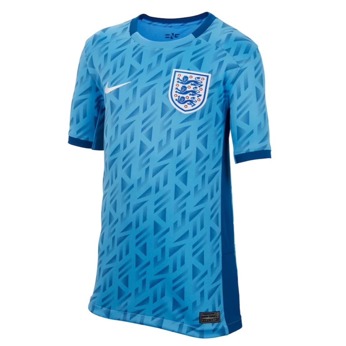 Nike Youth England Women''s National Team 2023 Jersey in Light Blue, Size XL