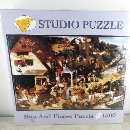 Find The Proverbs 1500 Piece Studio Puzzle Bits and Pieces