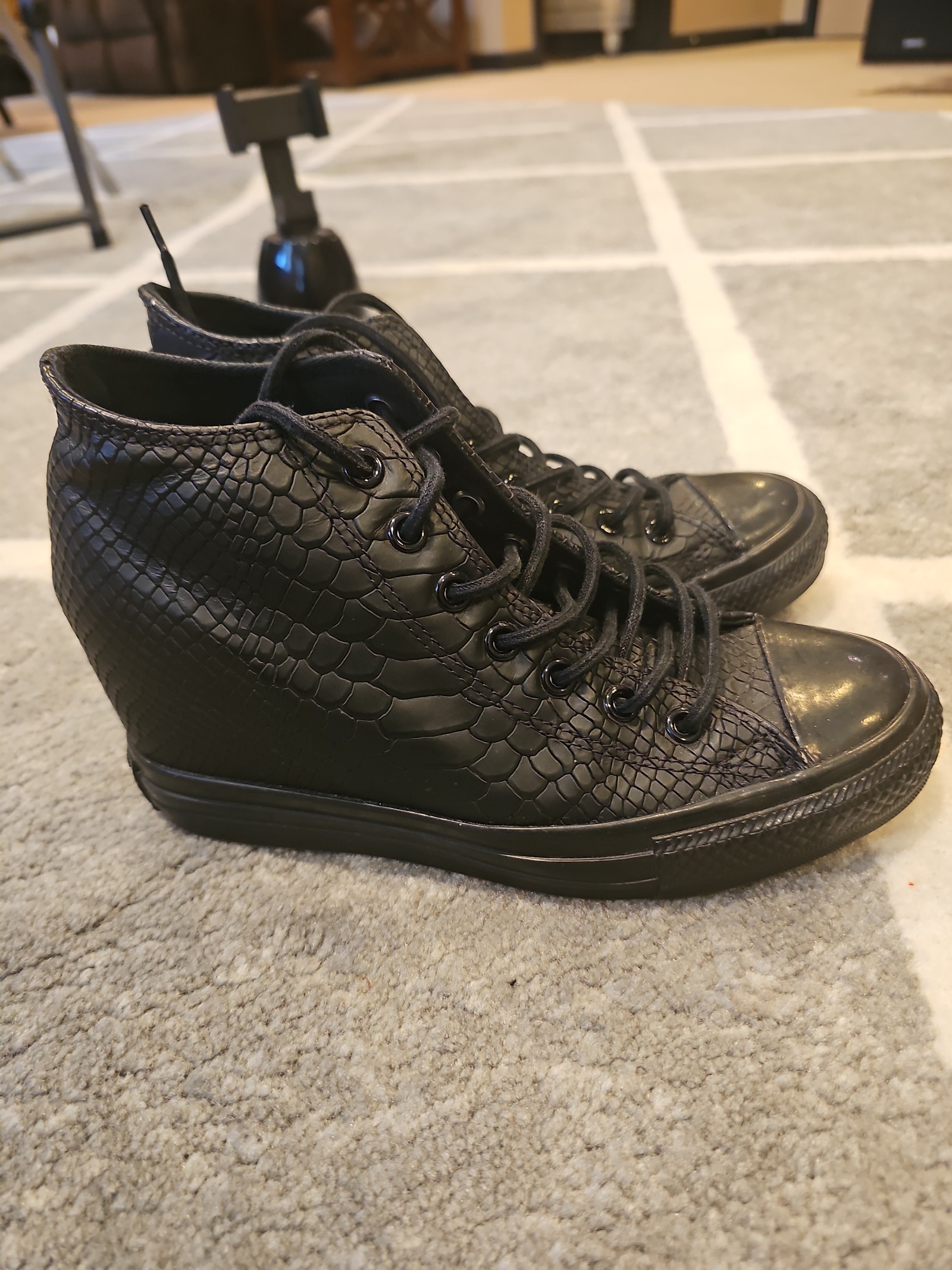 Converse Allstars Lux Embossed wedges