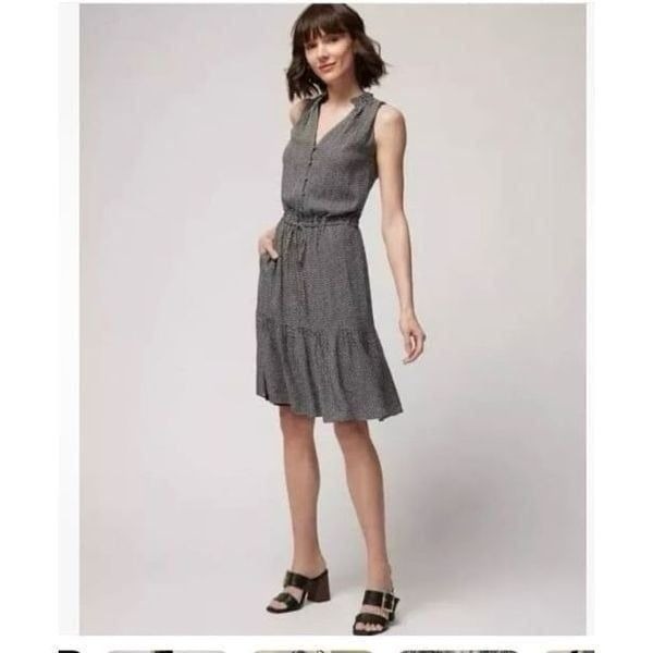 White House Black Market Soft Mini Dress Sundrop Black M