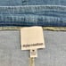 SKYLAR MADISON, MEDIUM WASH, STRETCHY DENIM, FRAYED BOTTOM SUMMER TOP. SIZE M