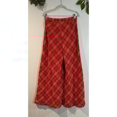 Free People OUT OF TOUCH Plaid Wide Leg Pants