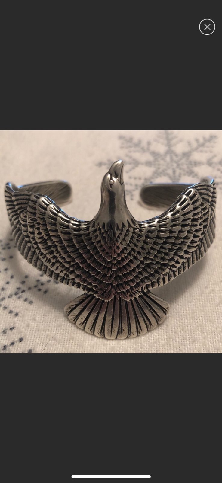 Alex And Ani RF Silver Eagle Wrap