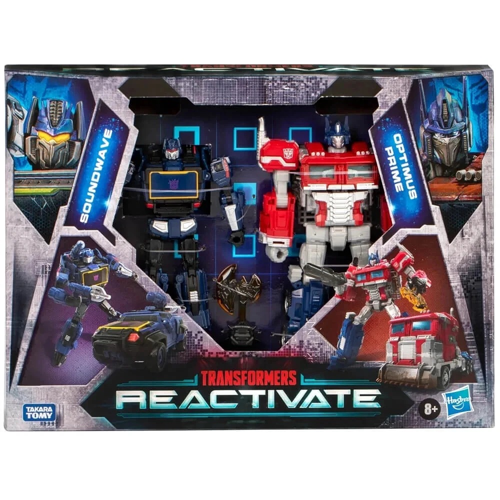 Hasbro Transformers: Reactivate Video Game Optimus Prime & Soundwave Sealed