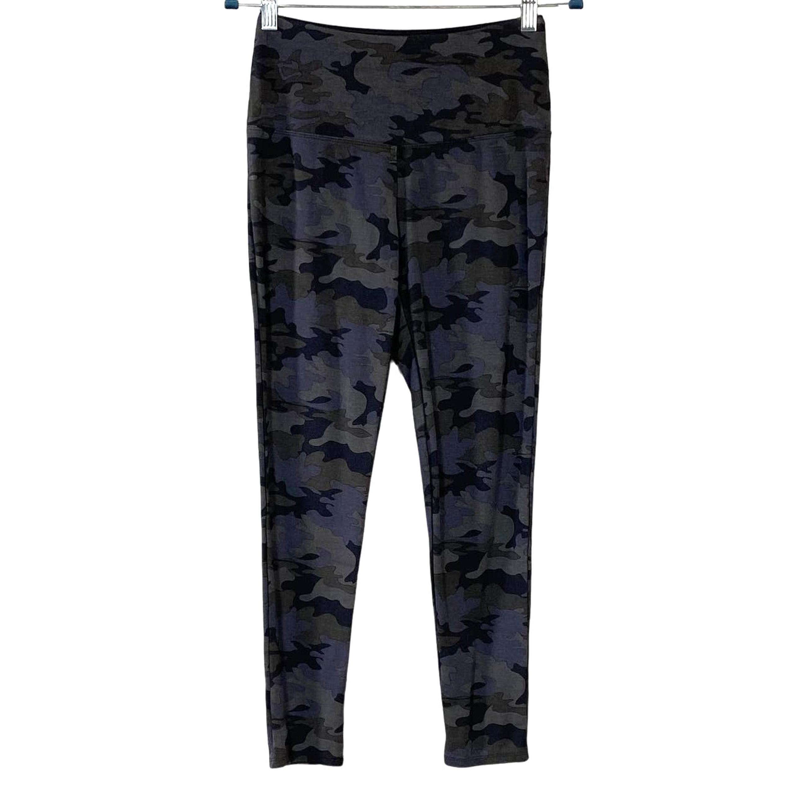 Rachel Zoe Women's Camo Leggings Small Gray/Black Camouflage Print