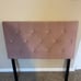 Pink rhinestone headboard