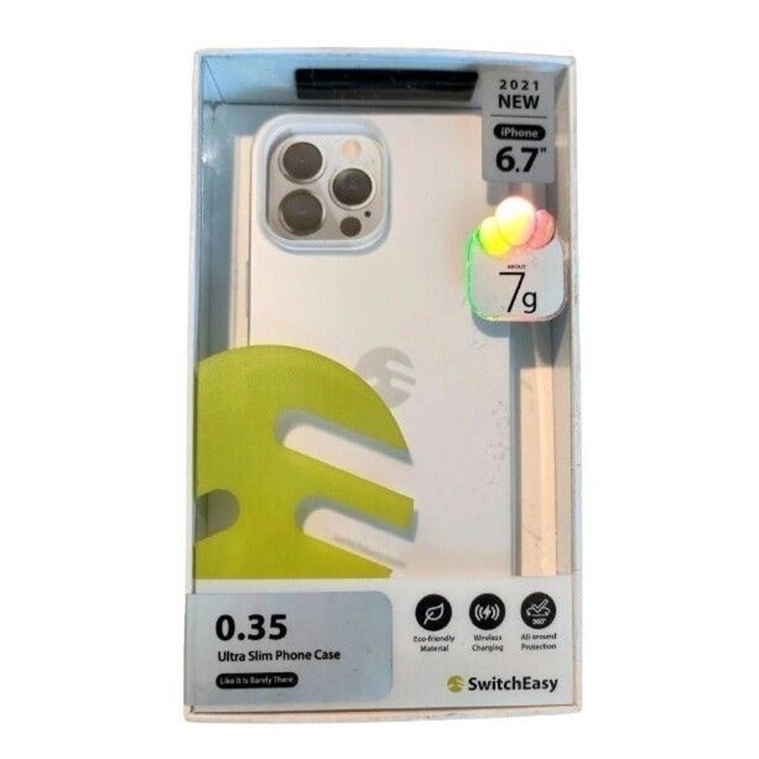 Apple iPhone 6.7" Transparent Ultra Slim Phone Case (2021)