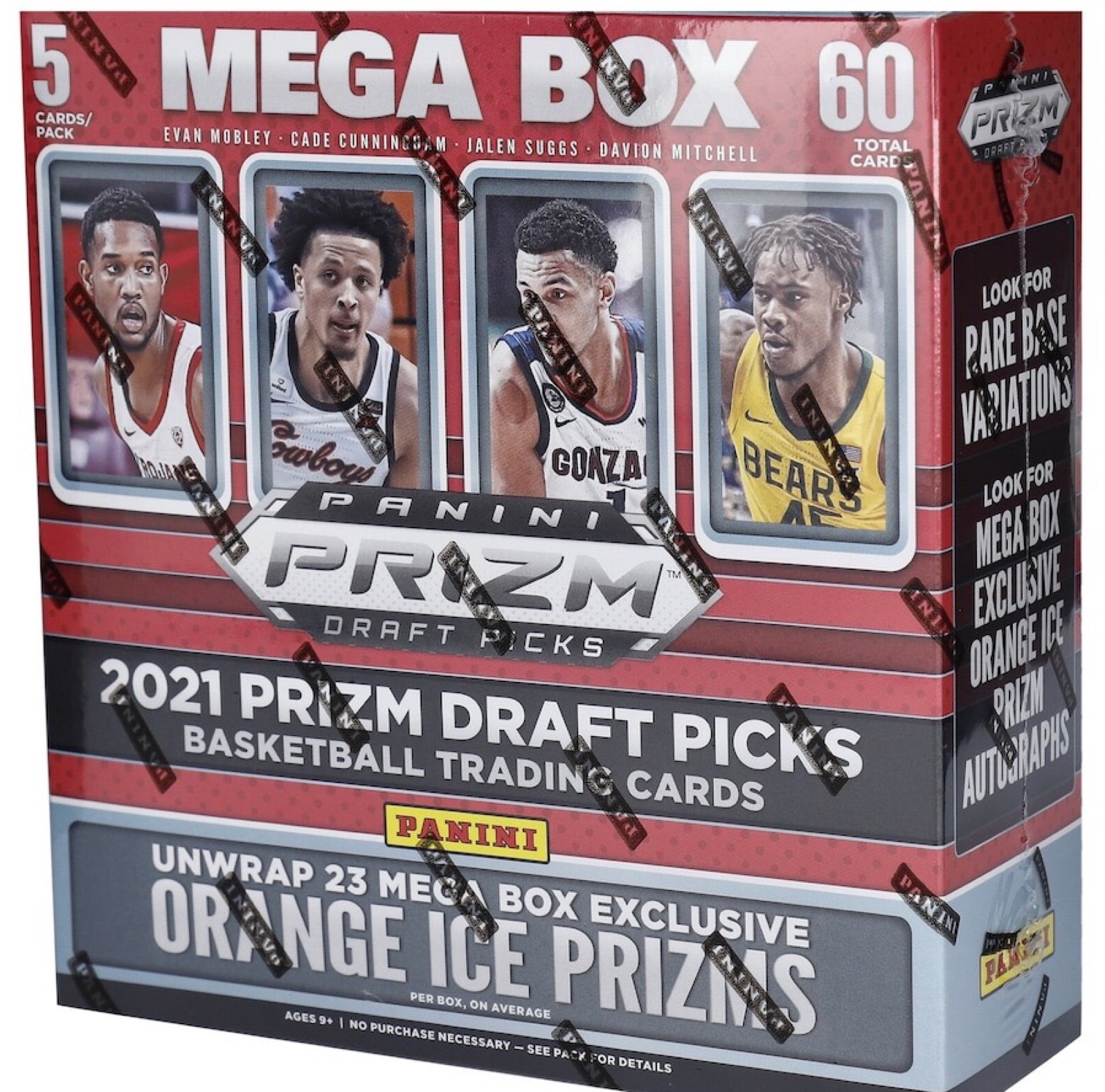 2021 Panini Prizm Draft Picks Basketball Factory Sealed Retail Mega Box 2021