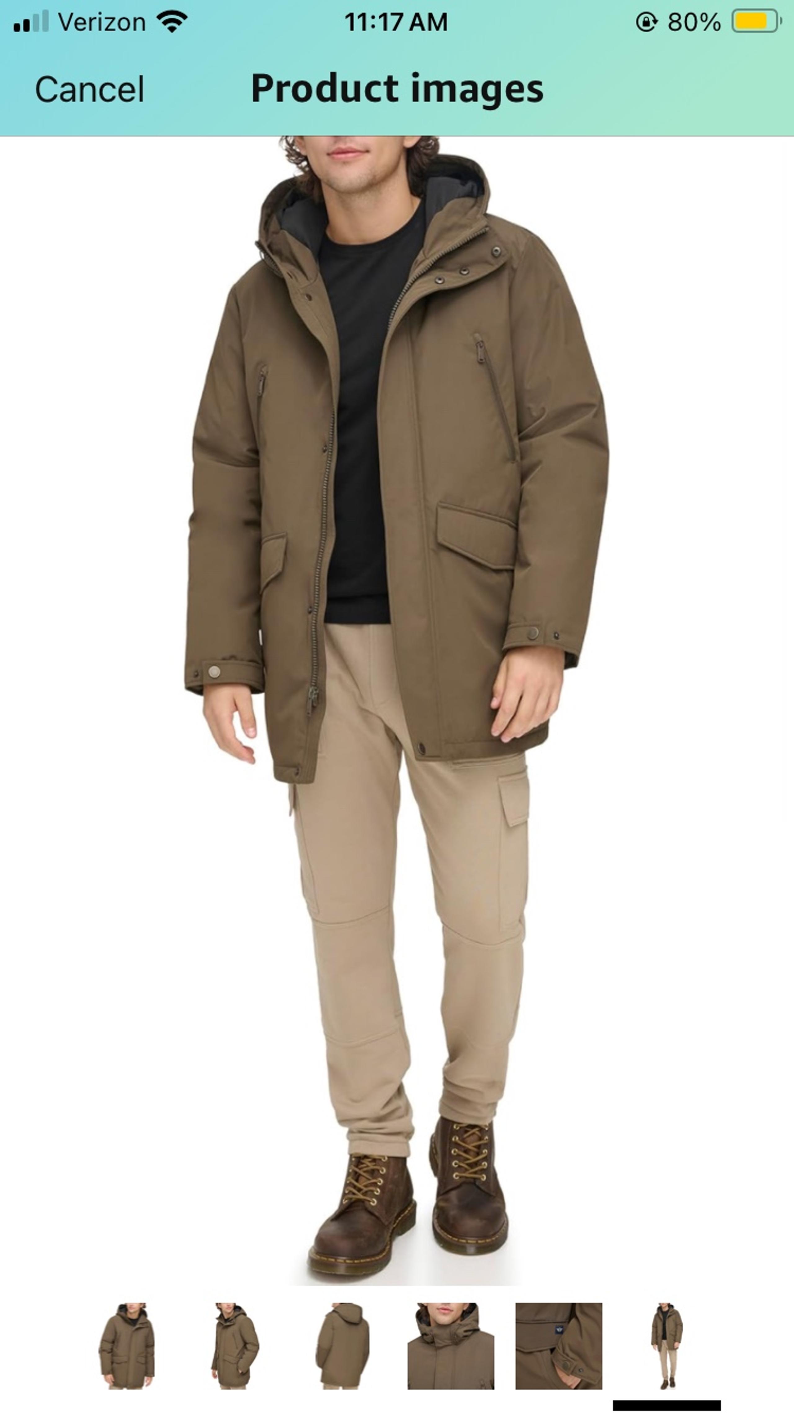 DOCKERS Men's Arctic Cloth Heavyweight Parka Jacket