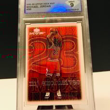 MVP MIchael Jordan 1999-00 Upper Deck #188 - Graded MJX - Exclusives