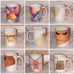 11oz. 9 ea. Sublimation mugs. Never Been Used. Comes with a coaster to match.