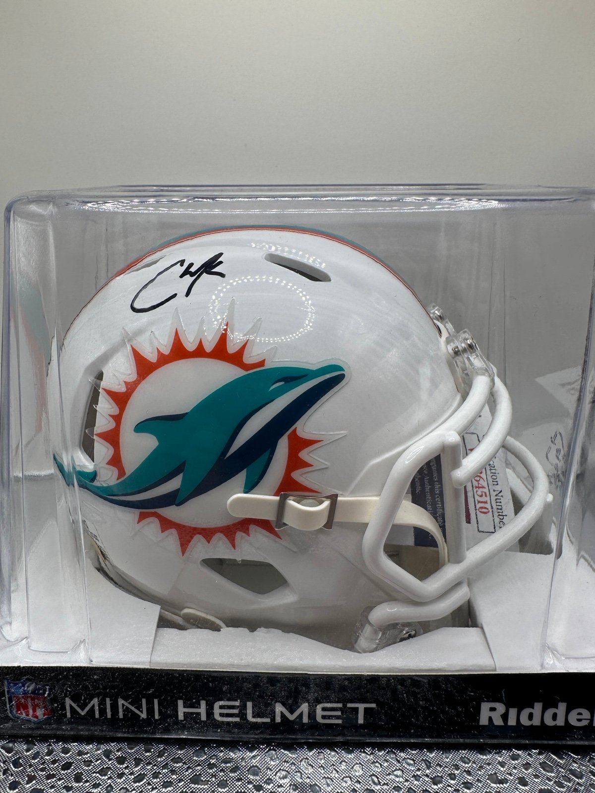 Chase Edmunds Autographed Mini Helmet
