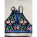 Nanette Lepore Swim Bikini Floral Damask Lace up Swimwear