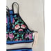 Nanette Lepore Swim Bikini Floral Damask Lace up Swimwear