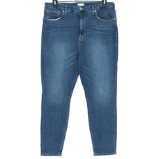 Good American Jeans Good Legs Skinny Cropped Y2K Minimalist Casual 90s Blue 20