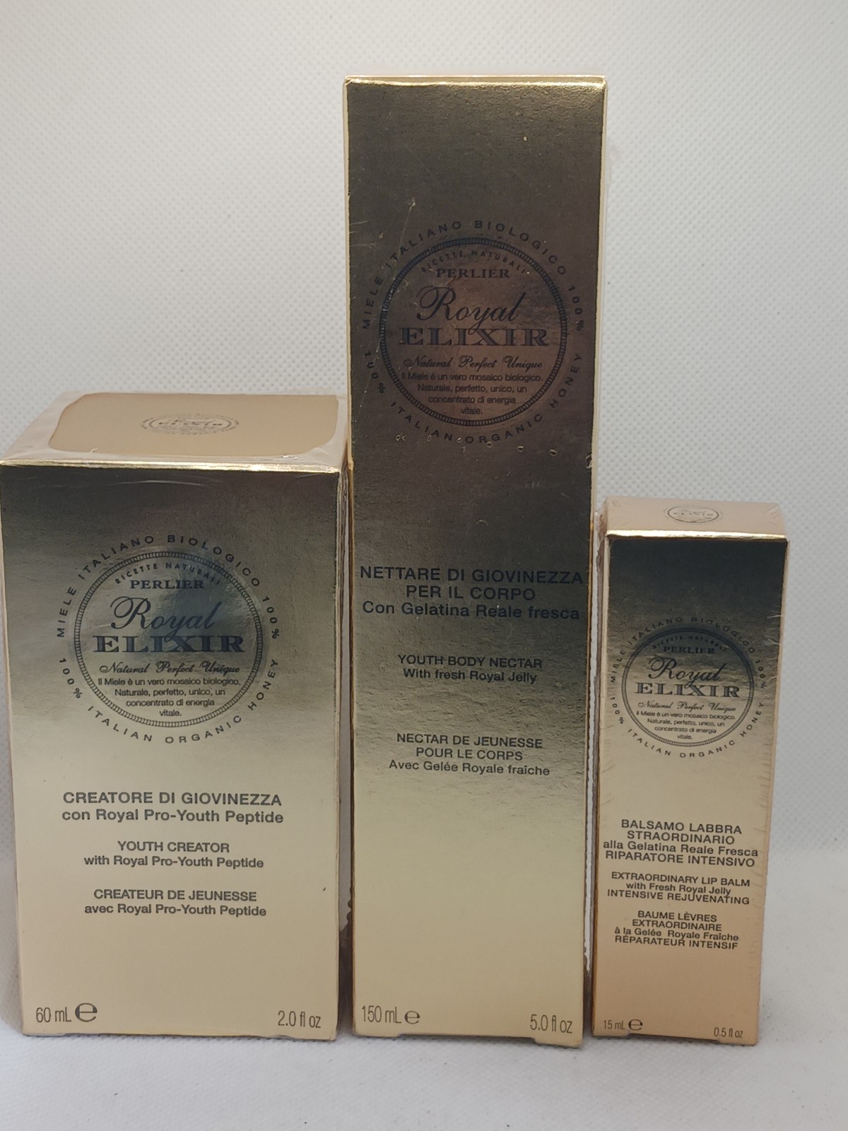 Perlite Royal Elixir 1-2.0 fl.oz. Youth Creator, 1- 5.0 fl.oz. Youth Body Nect