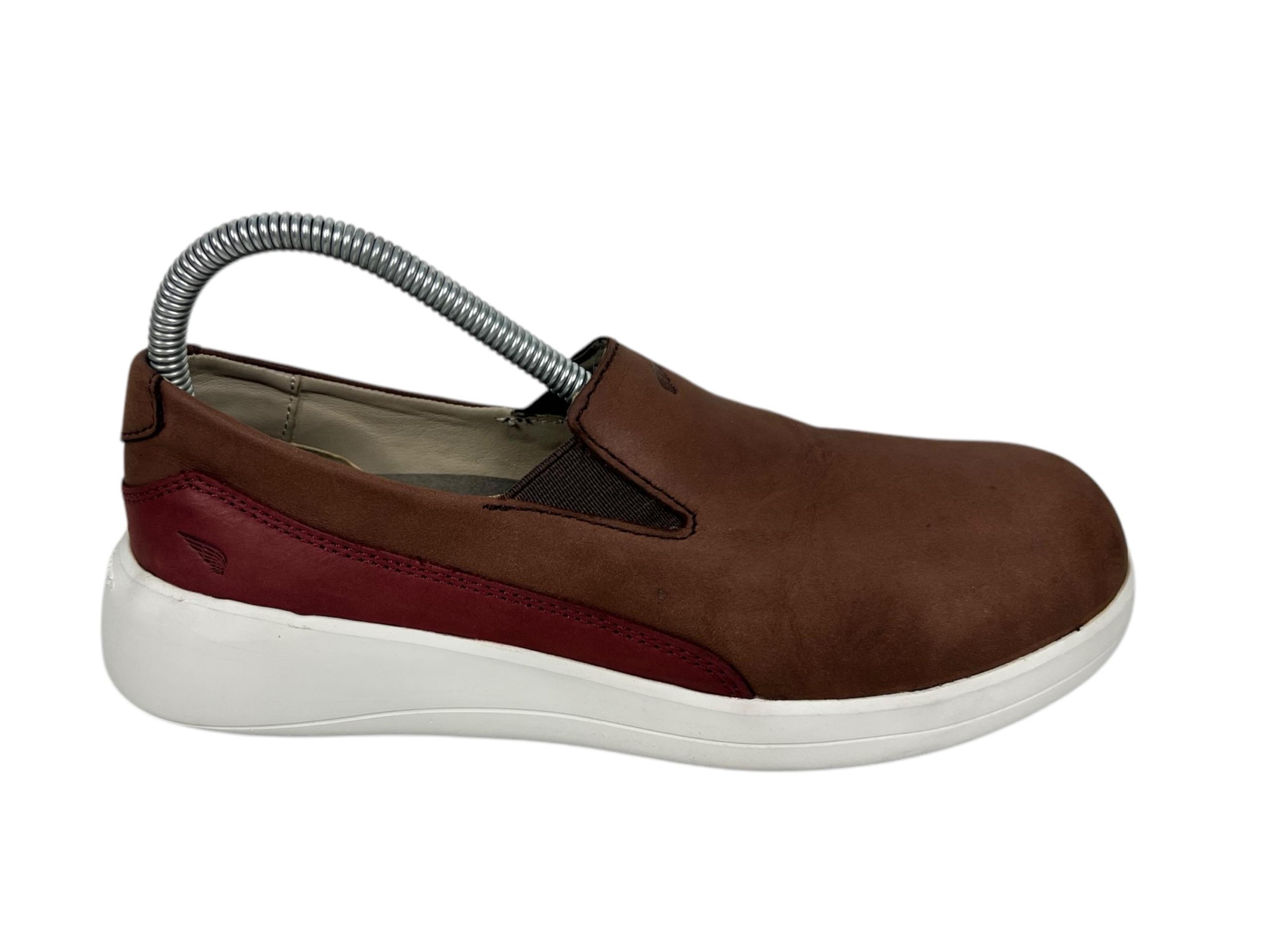Red Wing 2033 Womens Sz 7 D Brown Leather Low Top Safety Toe Work Shoes Loafers