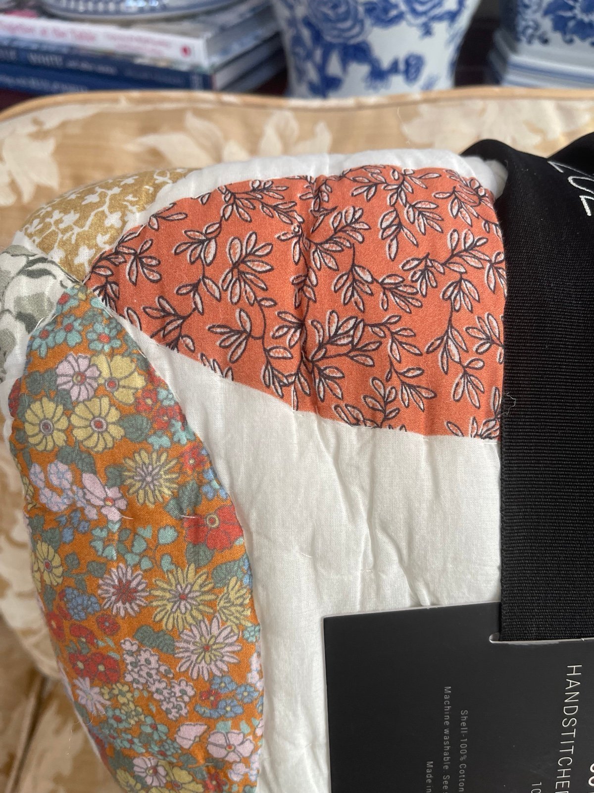 Hand stitched queen quilt