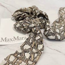 Popular product! ◆Max Mara◆ Max Mara Scrunchie Hair Tie with M Logo