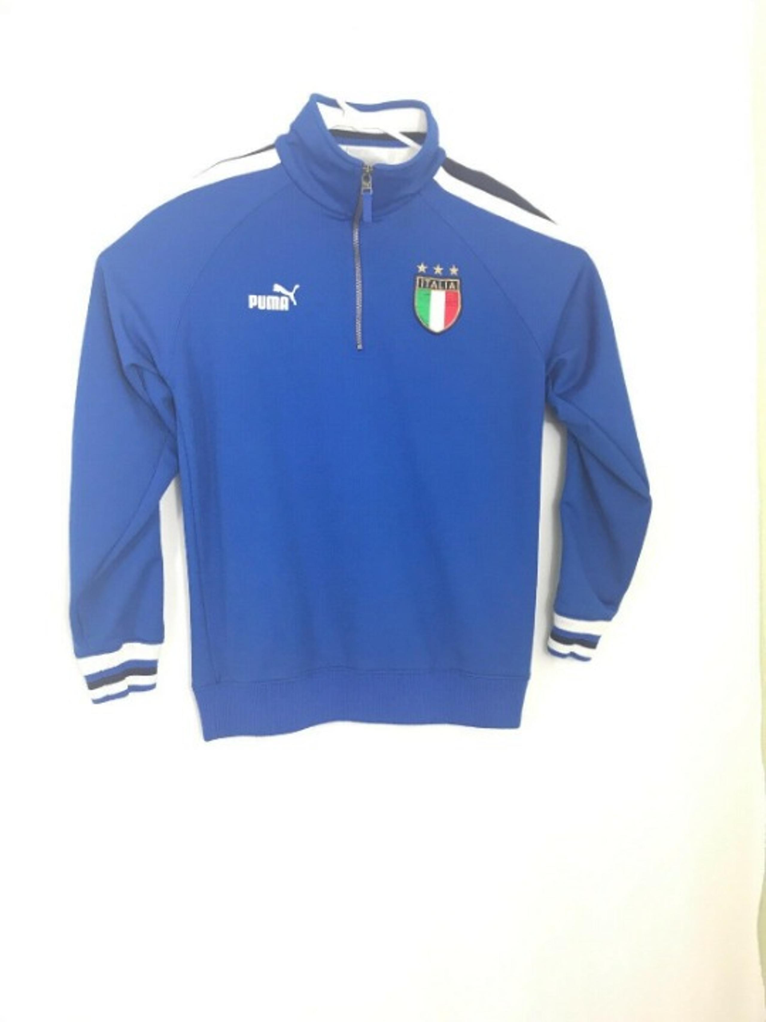 Puma Italia Mens Small 1/4 Zip Track Jac