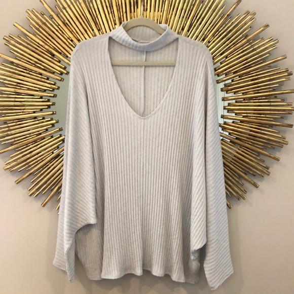Urban Outfitters Grey High Neck Sweater