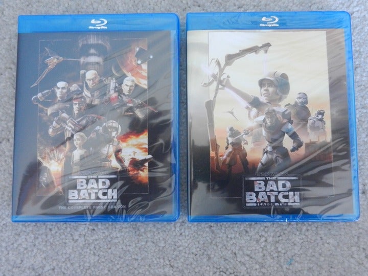 Star Wars The Bad Batch Season 1 & Season 2 Blu-ray, Bluray Disc