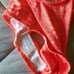 NEW Pretty Swimsuit Coral w Tropical Leaves Bathing Suit Swimwear One-Piece